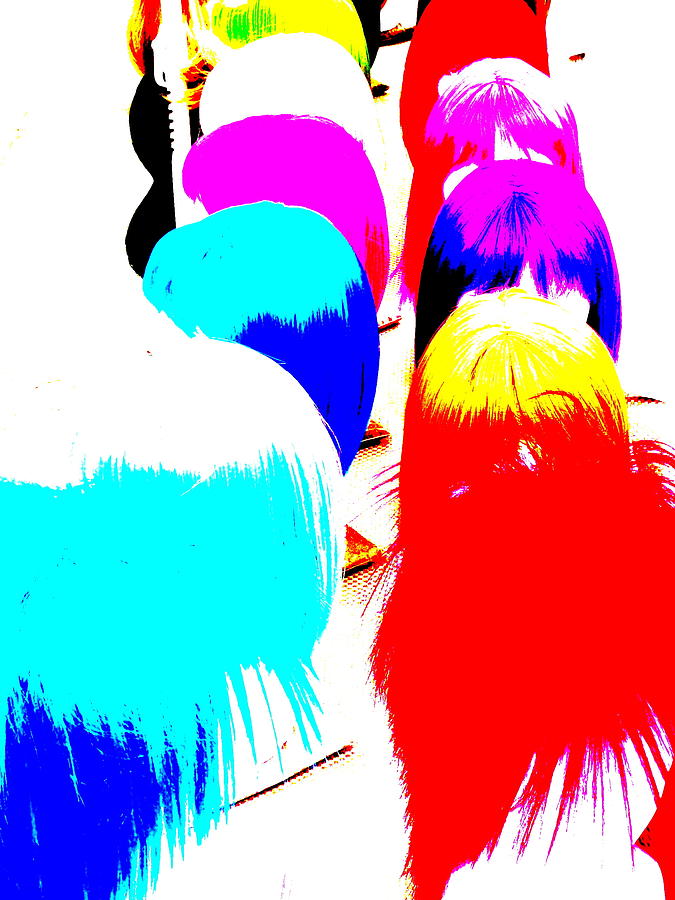 Venice Beach Wigs  Photograph by Funkpix Photo Hunter