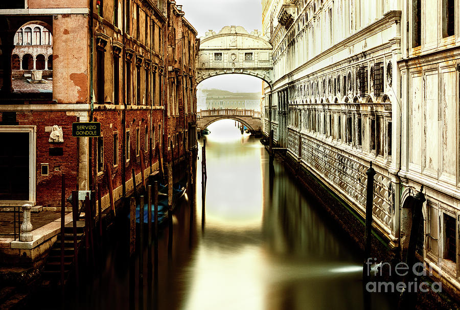 Venice Bridge of Sighs Photograph by M G Whittingham