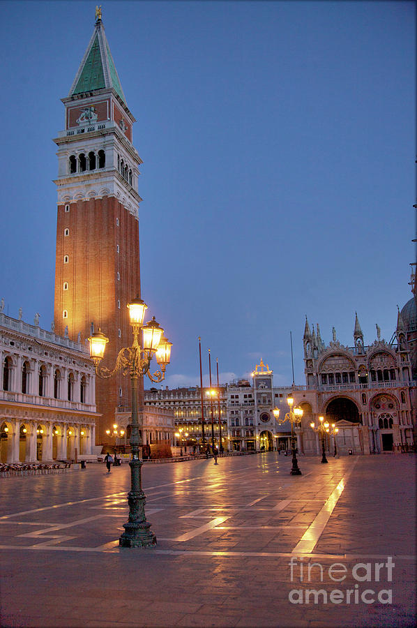 Venice Campanile St. Marks Square Photograph by Heiko Koehrer-Wagner