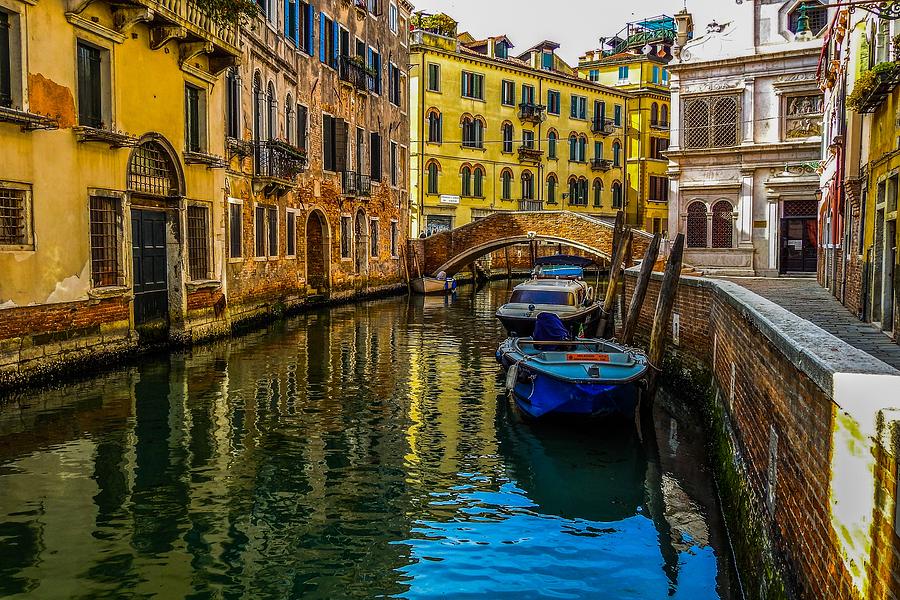 Venice Canal in Italy Photograph by Marilyn Burton