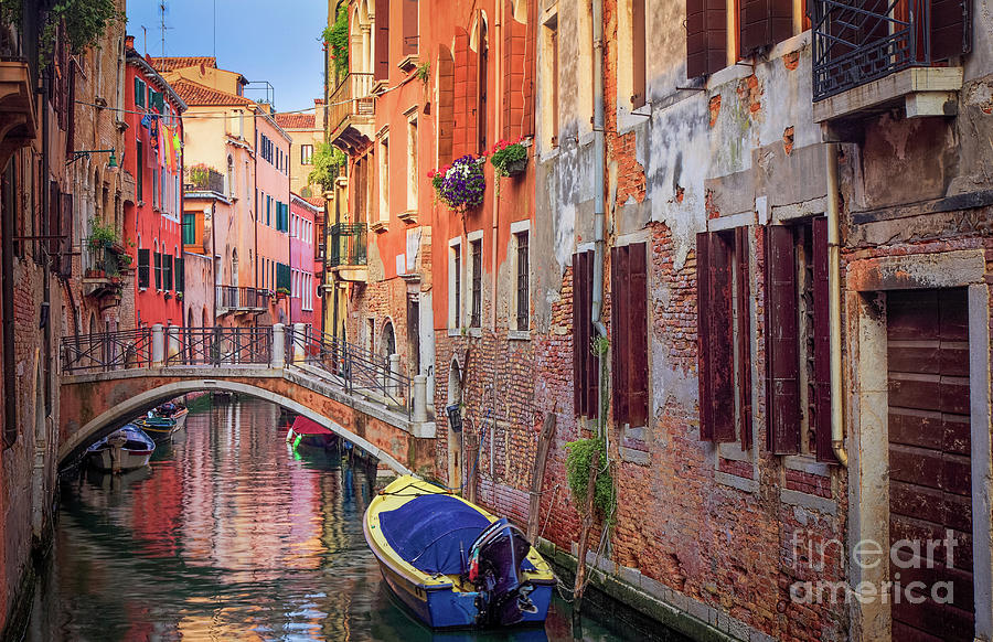 Venice Canal Photograph by Inge Johnsson