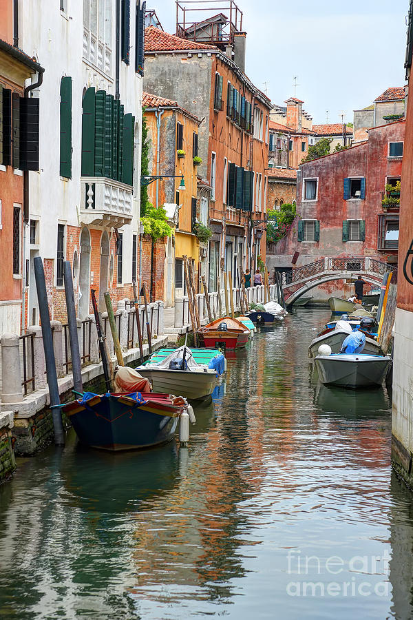 Boat Photograph - Venice Canal  by Rick Mann