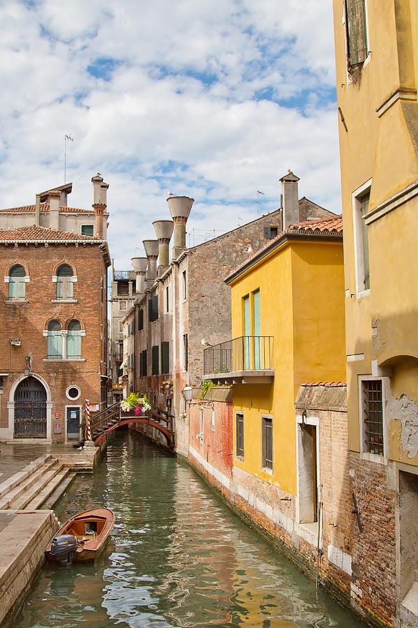 Architecture Photograph - Venice Canal by Sharon Jones