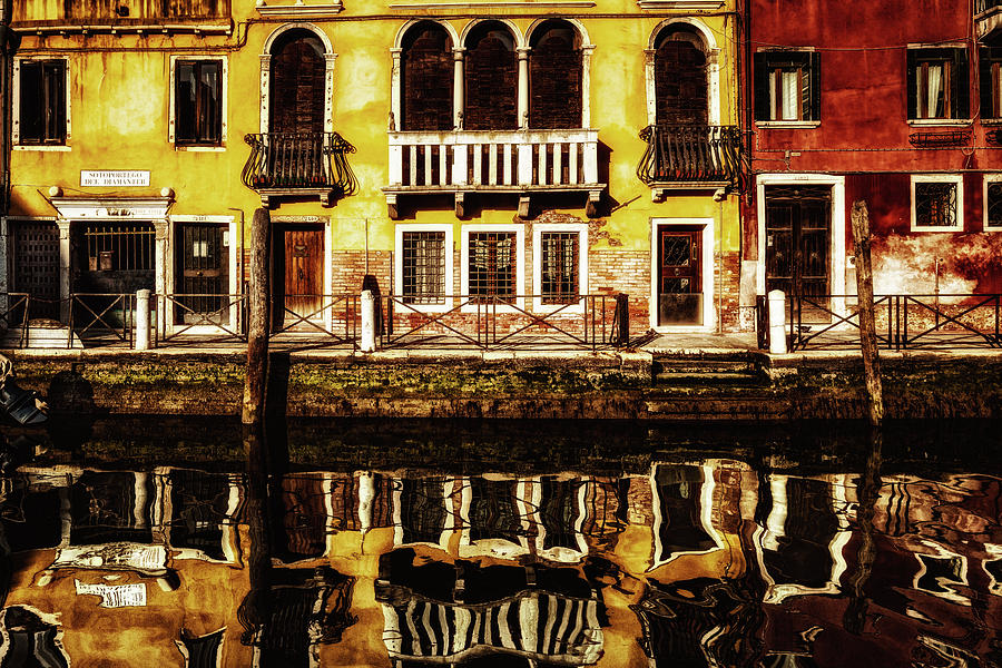Venice Canal View Photograph by M G Whittingham