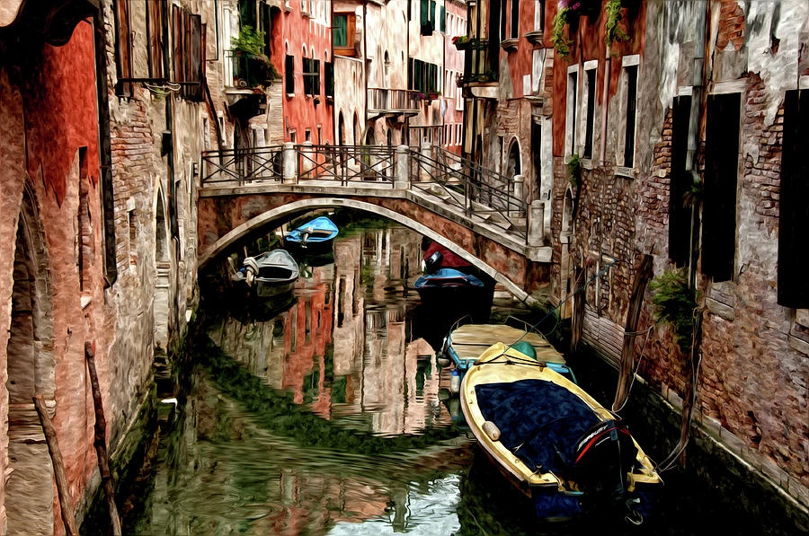 Venice Canal Photograph by Xavier Cardell