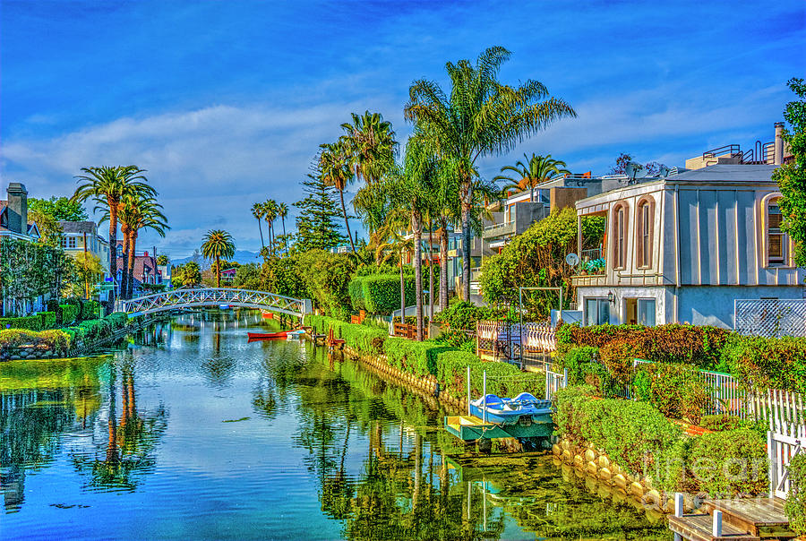 Venice Canals and Houses 4 Photograph by David Zanzinger