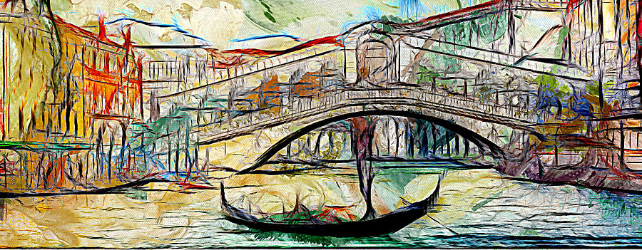 Venice Canals Digital Art