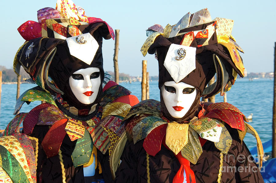 Venice Carnival Mask Photograph by Amod Gal