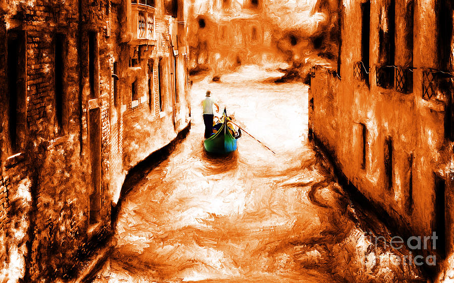 Venice city Painting by Gull G