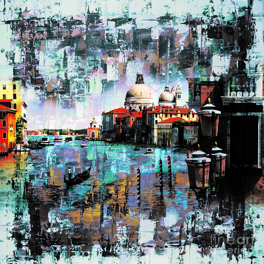 Venice City JHu Painting by Gull G