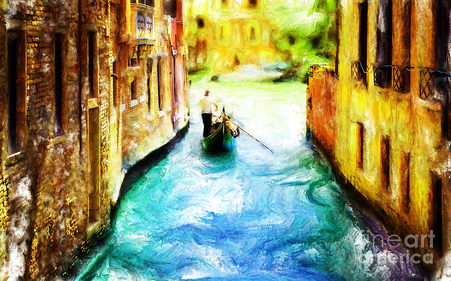 Venice city View Painting by Gull G