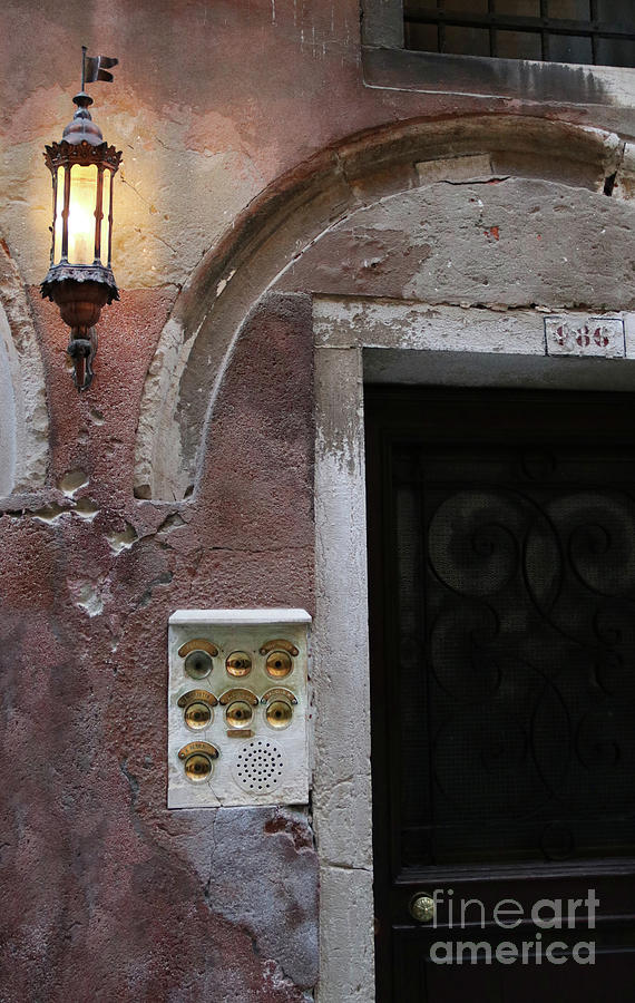 Venice Doorway  9382 Photograph by Jack Schultz
