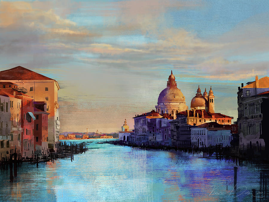 Venice Evening Digital Art by Trevor Irvin - Pixels