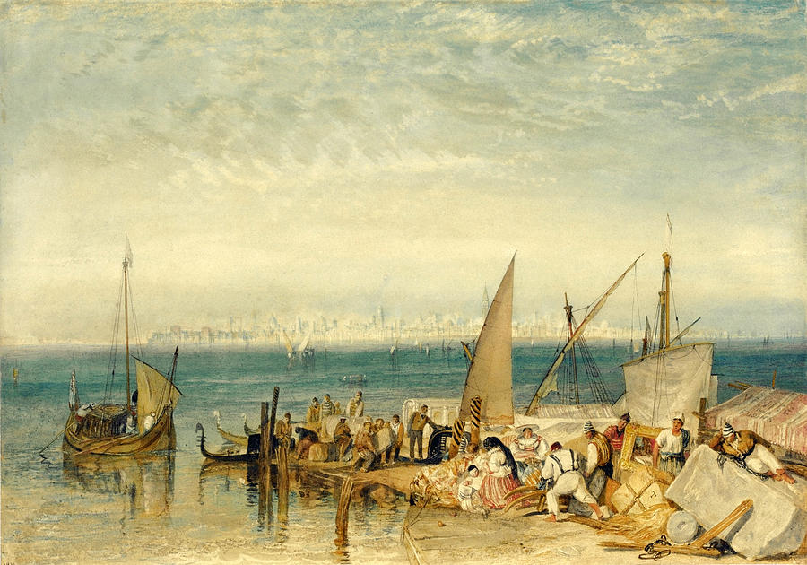 Venice from Fusina Painting by Joseph Mallord William Turner