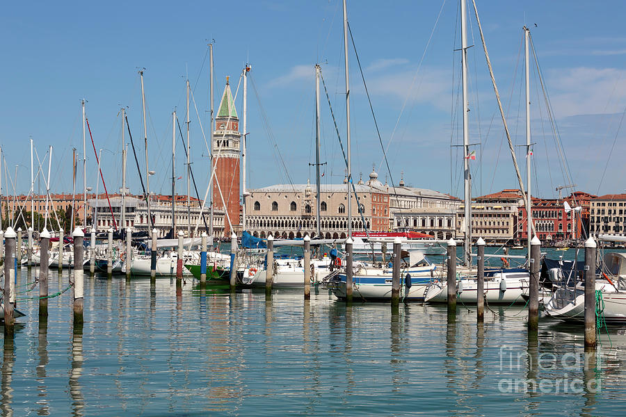 Venice from the harbour at San Giorgio Maggiore Italy Photograph by Louise Heusinkveld