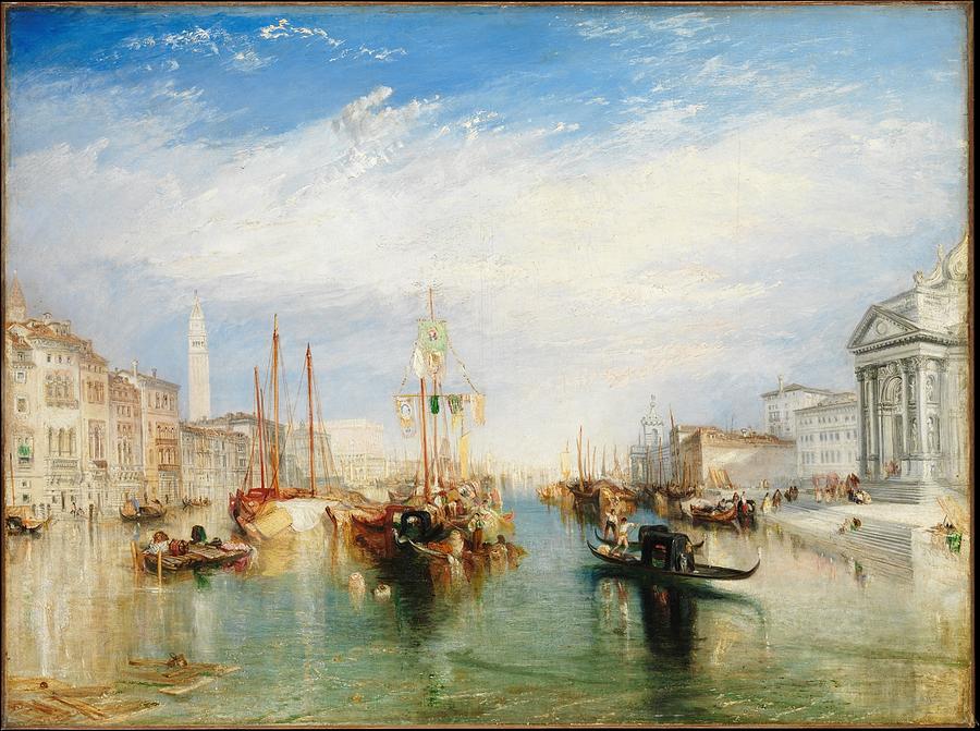 Venice from the Porch of Madonna della Salute by Turner Painting by William Turner