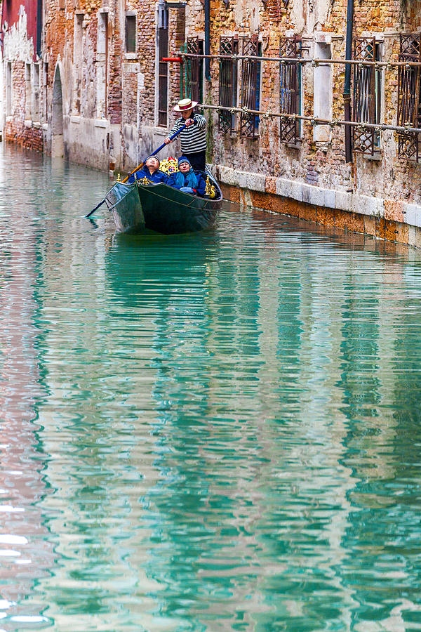 Venice Gondola Ride Photograph