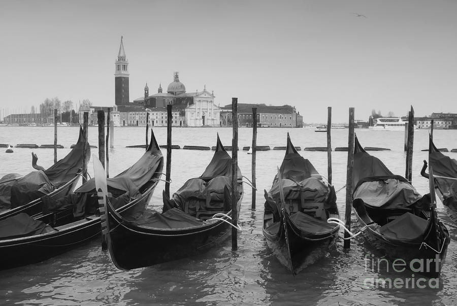 Venice gondolas Photograph by Rudi Prott