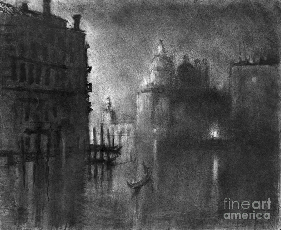 VENICE, GRAND CANAL, c1905.  Drawing by Granger