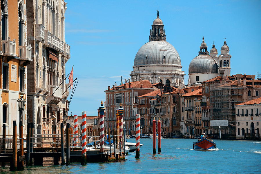 Venice Grand Canal day view Photograph by Songquan Deng