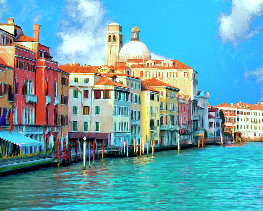 Venice Grand Canal Painting by Dominic Piperata