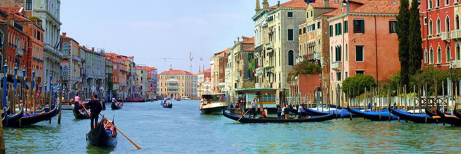 Venice Grand Canal Panorama Photograph by Lorenzo Cristaudo | Fine Art ...