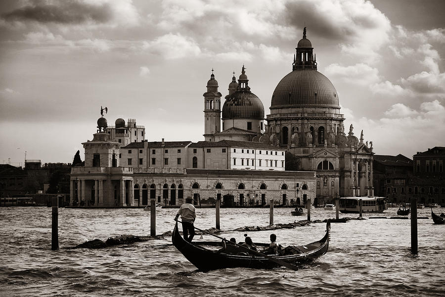 Venice Grand Canal view Photograph by Songquan Deng
