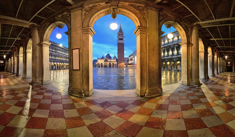 Venice Hallway Photograph by Songquan Deng