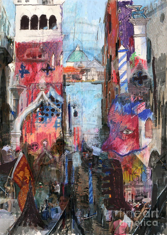 Venice Digital Art - Venice III by Andy Mercer Venice Digital Art - Venice III by Andy Mercer