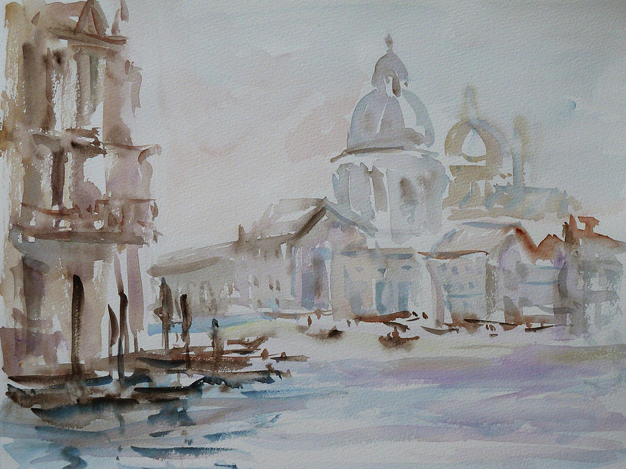 Venice Impression VI Painting by Xueling Zou