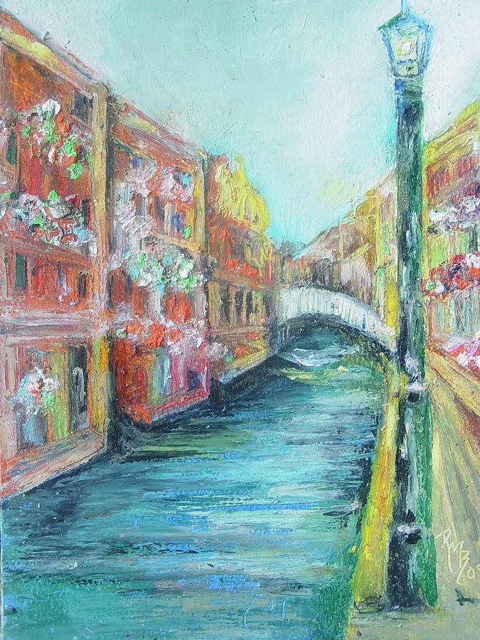 Venice in the Early Evening Painting by Robin Miller-Bookhout
