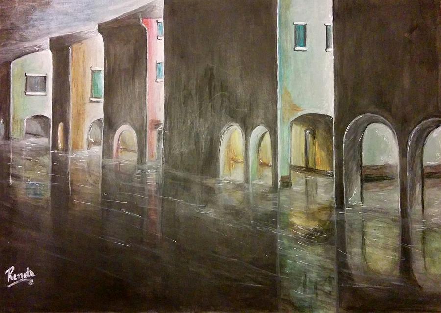 City Painting - Venice in the Moonlight by Renata Vincoletto