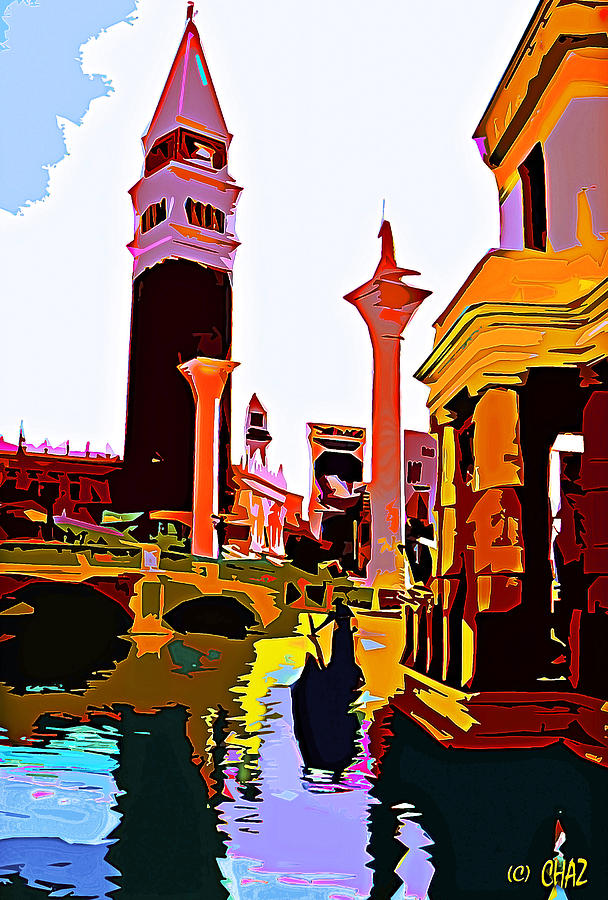 Venice in Vegas Painting by CHAZ Daugherty