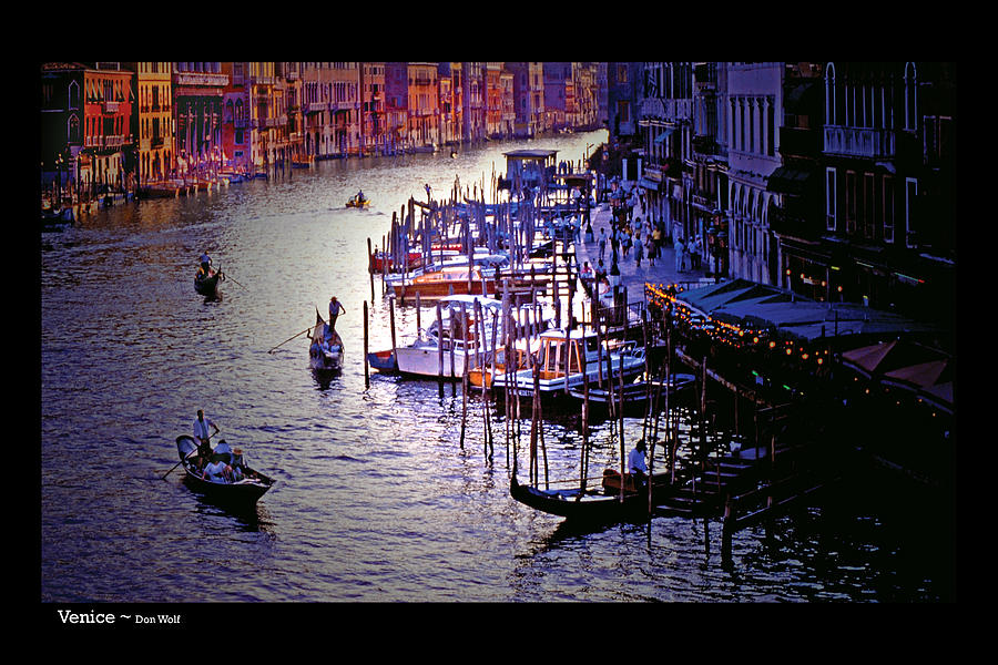 Venice Photograph - Venice Italy by Don Wolf