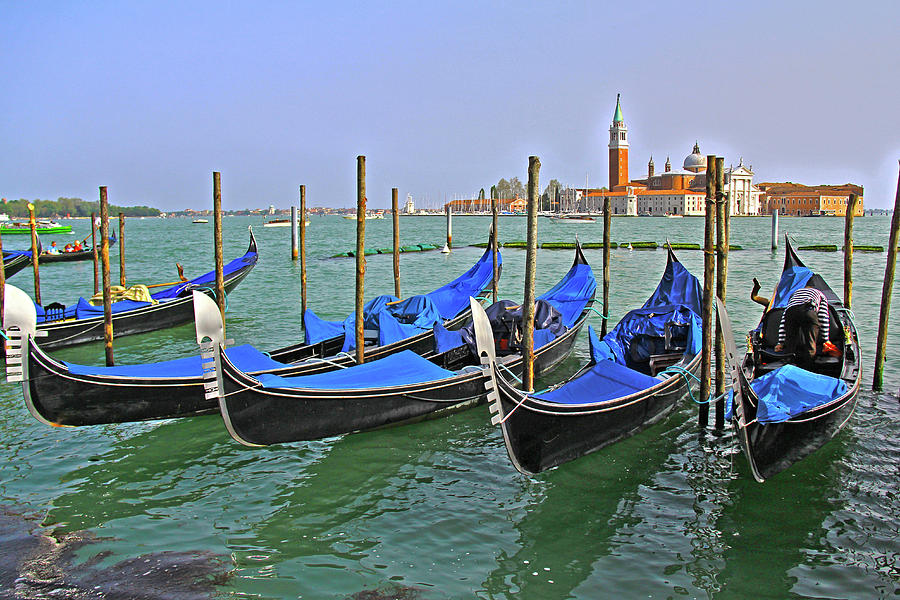 Venice, Italy -  Gondolas Photograph by Richard Krebs