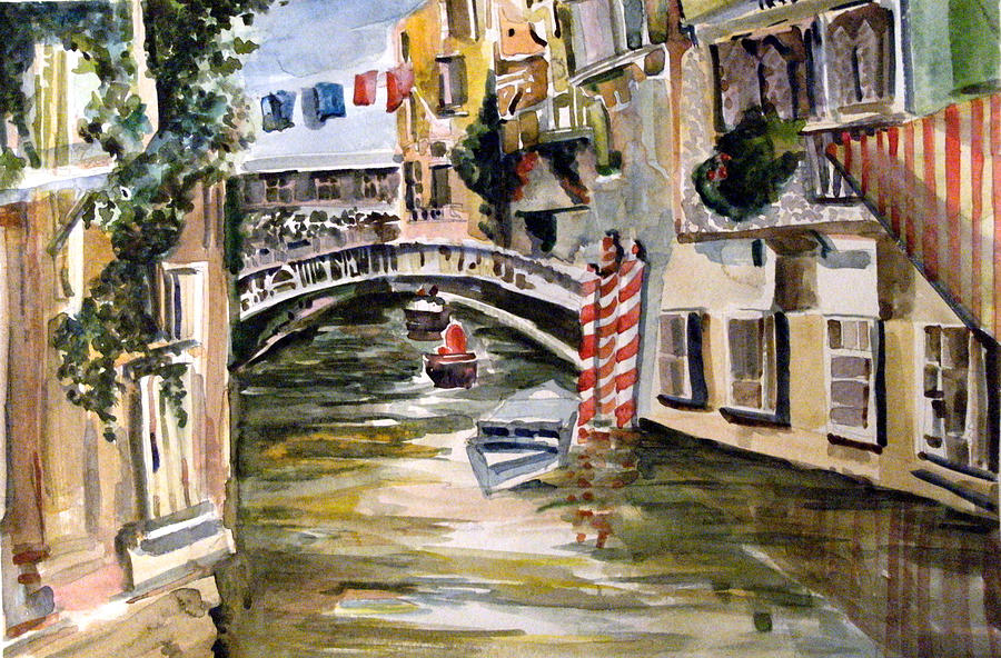 Venice Italy Painting by Mindy Newman