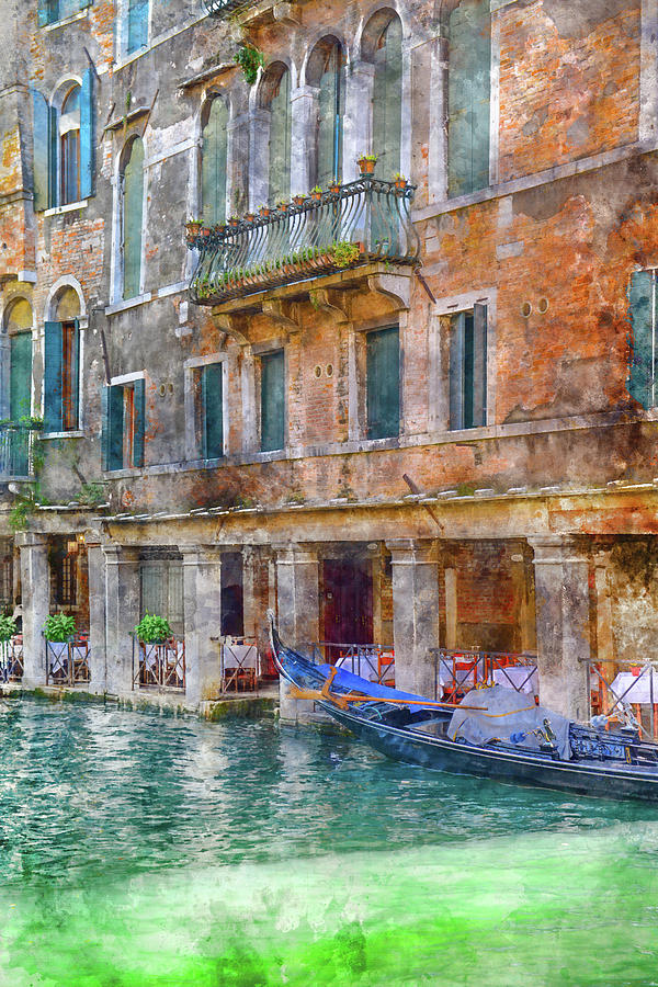 Venice Italy on a Sunny Day Photograph by Brandon Bourdages