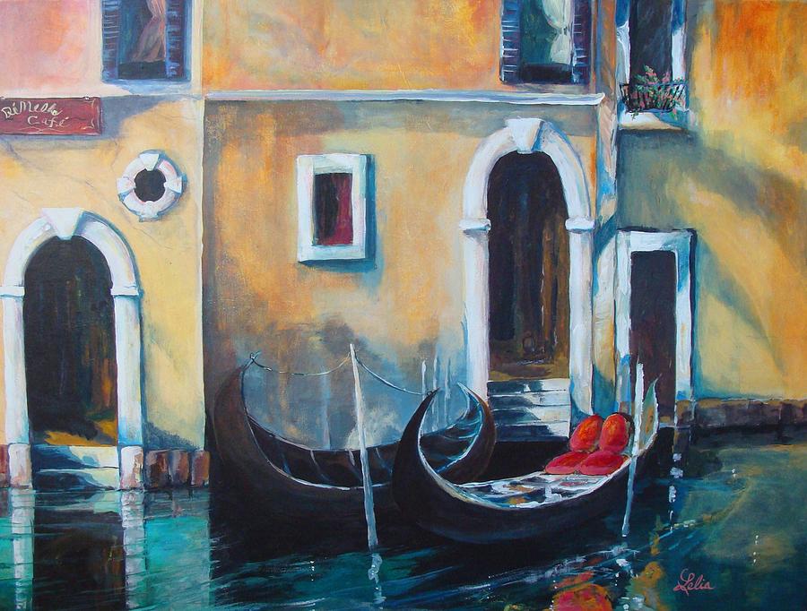 Venice Painting by Lelia DeMello