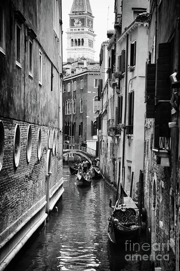 Boat Photograph - Venice Magic by Kasia Bitner