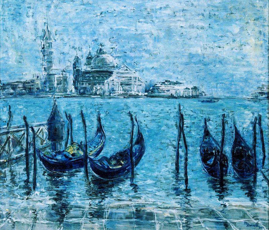 Landscape Painting - Venice by Marcela  Levinska