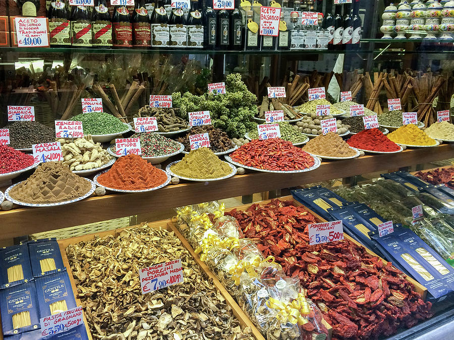 Italian Market Spices Photograph by Bert Peake