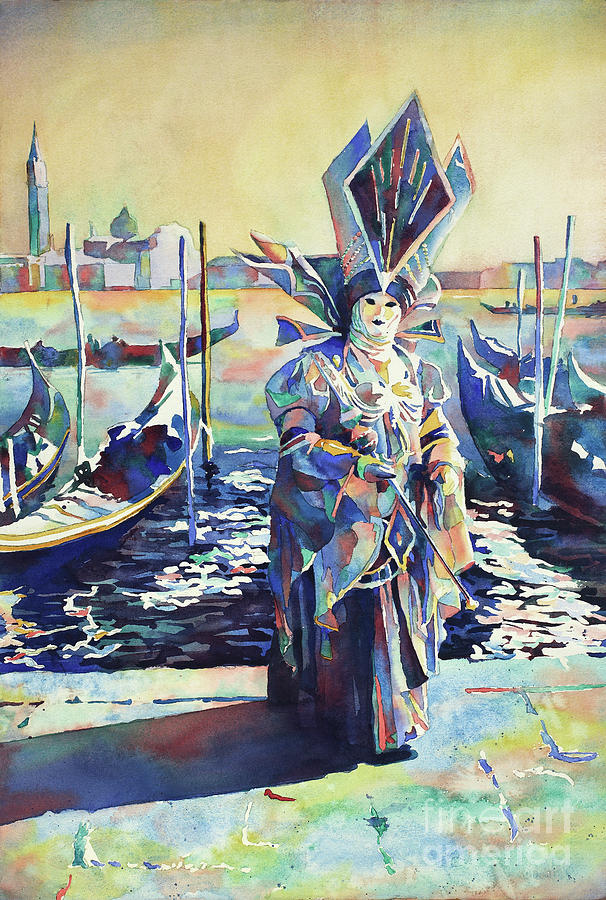 Venice Mask II- Italy Painting by Ryan Fox