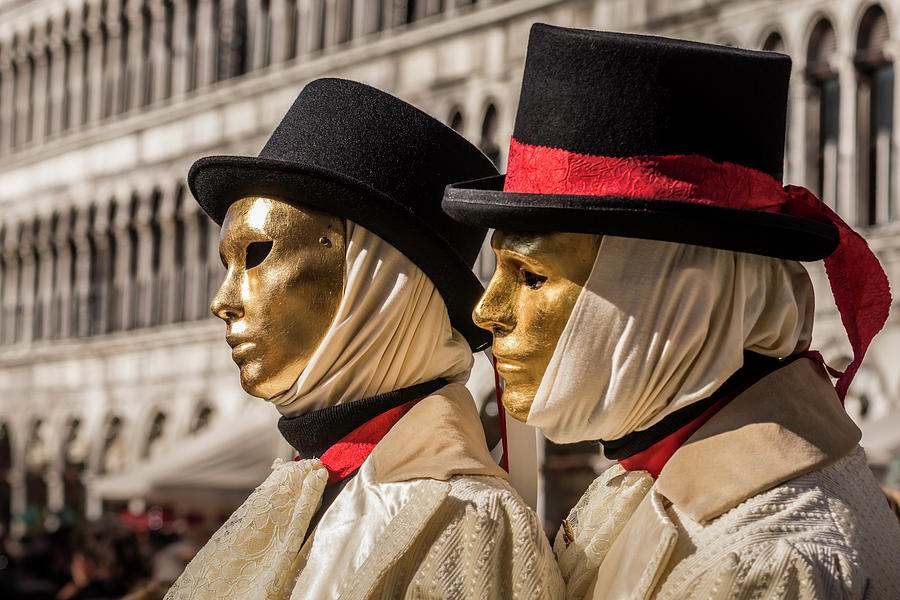 Venice Masks 3 2017 Photograph by Wolfgang Stocker