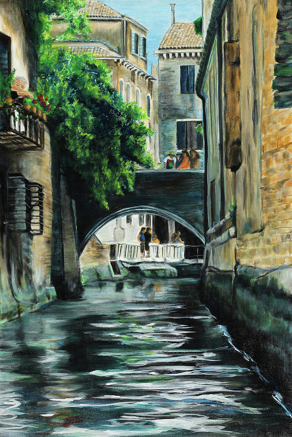 Venice Memory Painting by Bonnie Peacher