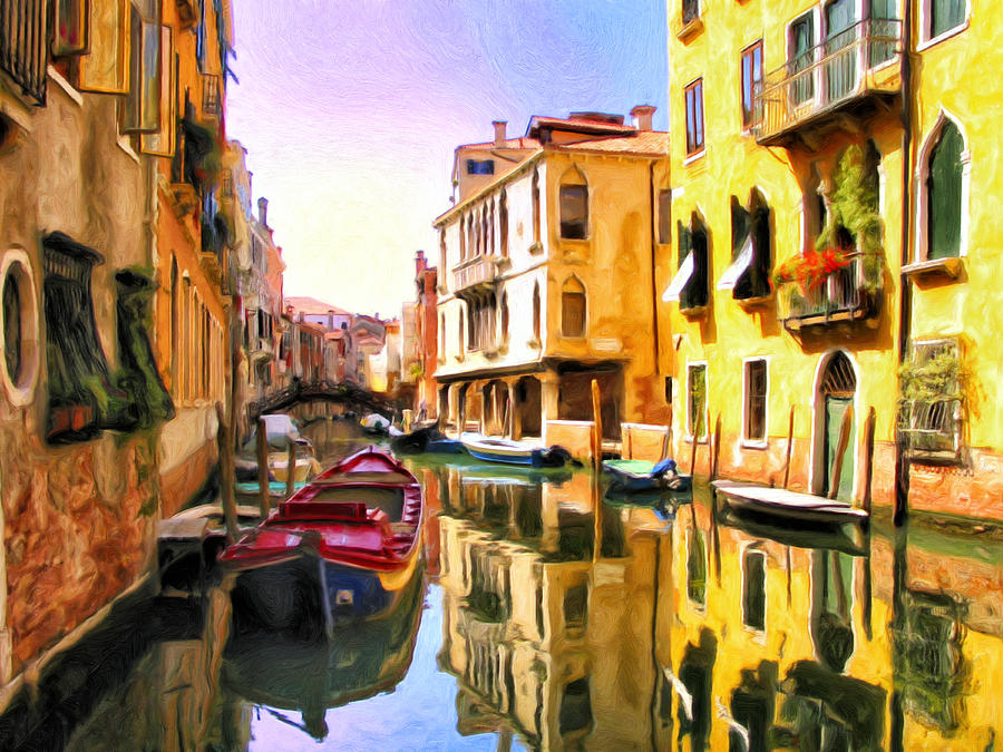 Venice Morning Painting by Dominic Piperata