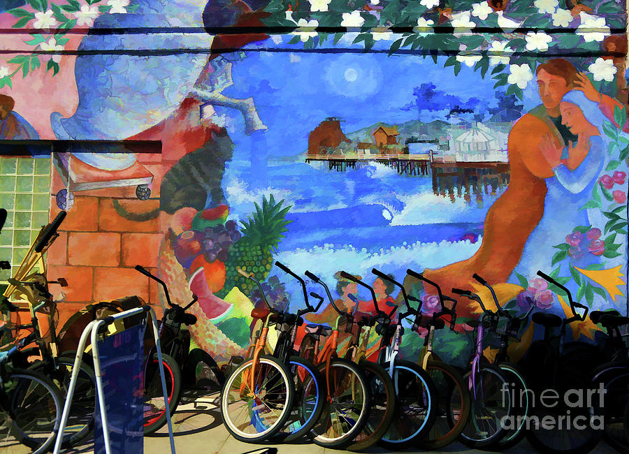 Venice Mural Color Paint California  Photograph by Chuck Kuhn