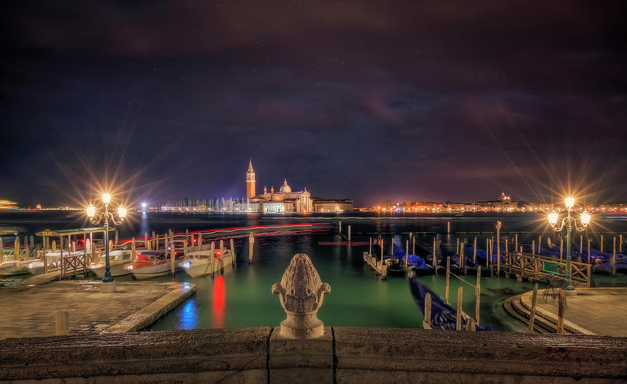 Venice Night Sky Photograph by Ludwig Riml - Pixels