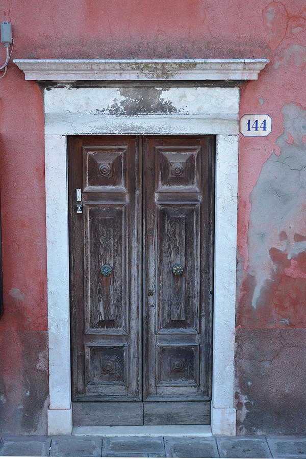Door Photograph - Venice No. 144 by Christine Oleson