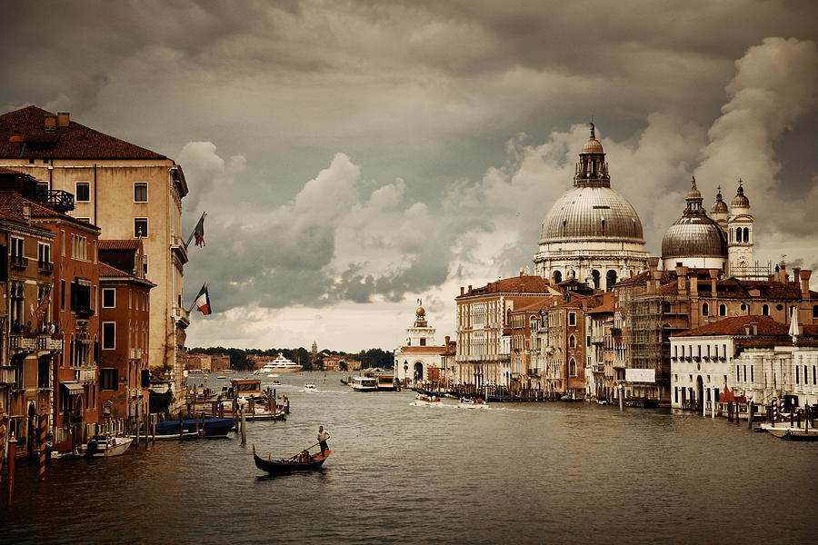 Venice overcast day Photograph by Songquan Deng