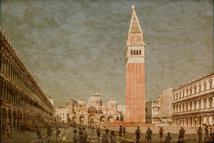 Venice, Italy - Piazza San Marco Photograph by Mark Forte